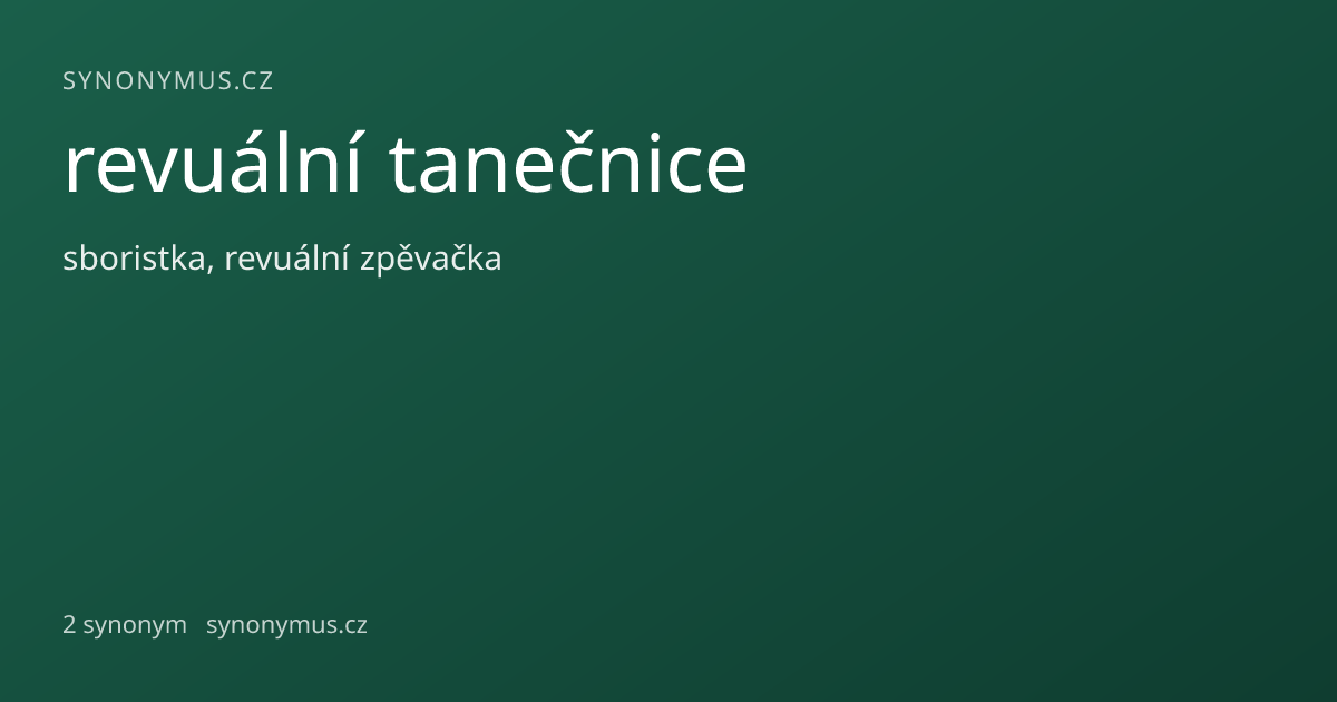 Náhled odkazu: revuální tanečnice