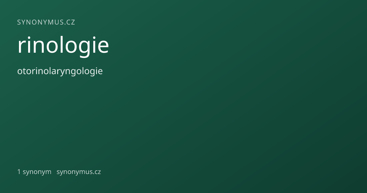 Náhled odkazu: rinologie
