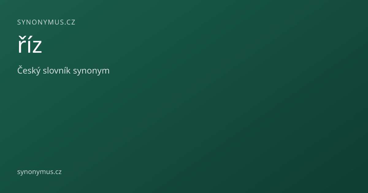 Náhled odkazu: říz