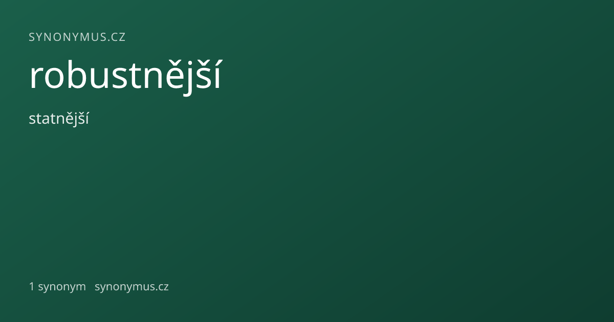 Náhled odkazu: robustnější