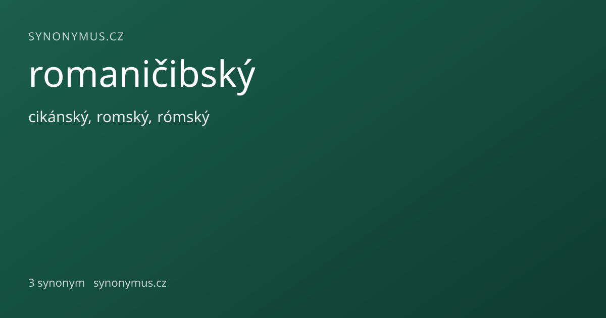 Náhled odkazu: romaničibský
