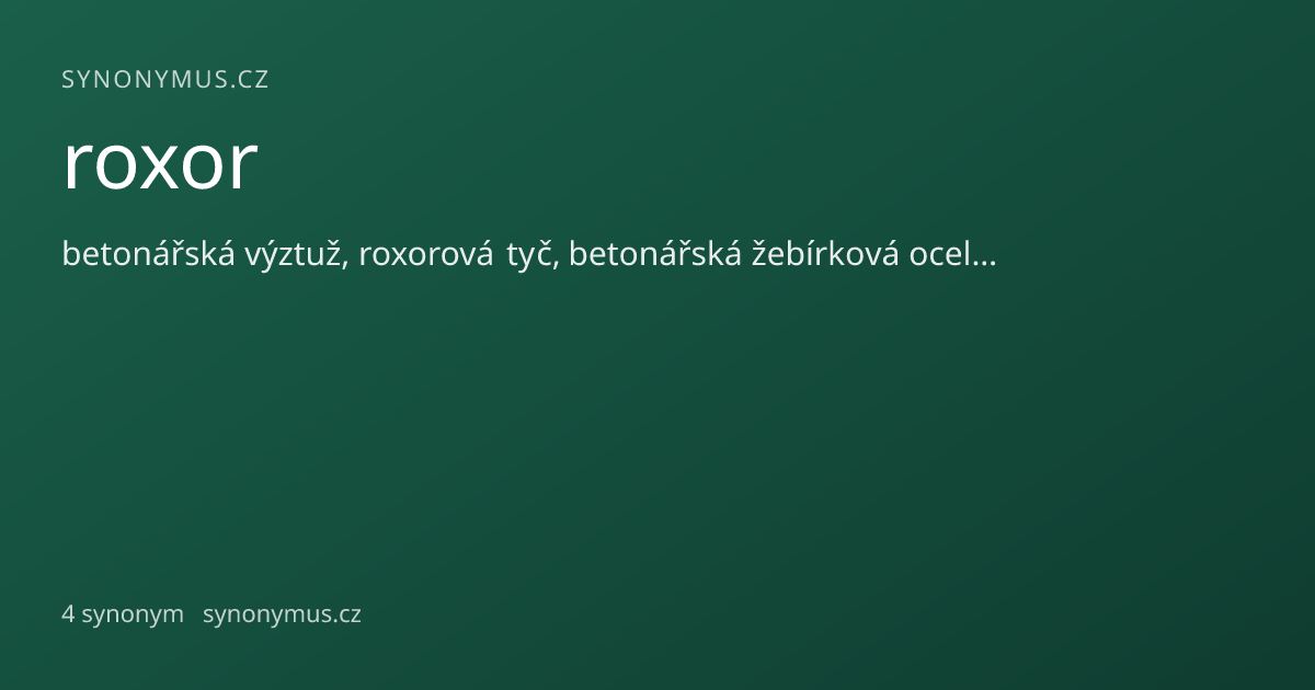 Náhled odkazu: roxor