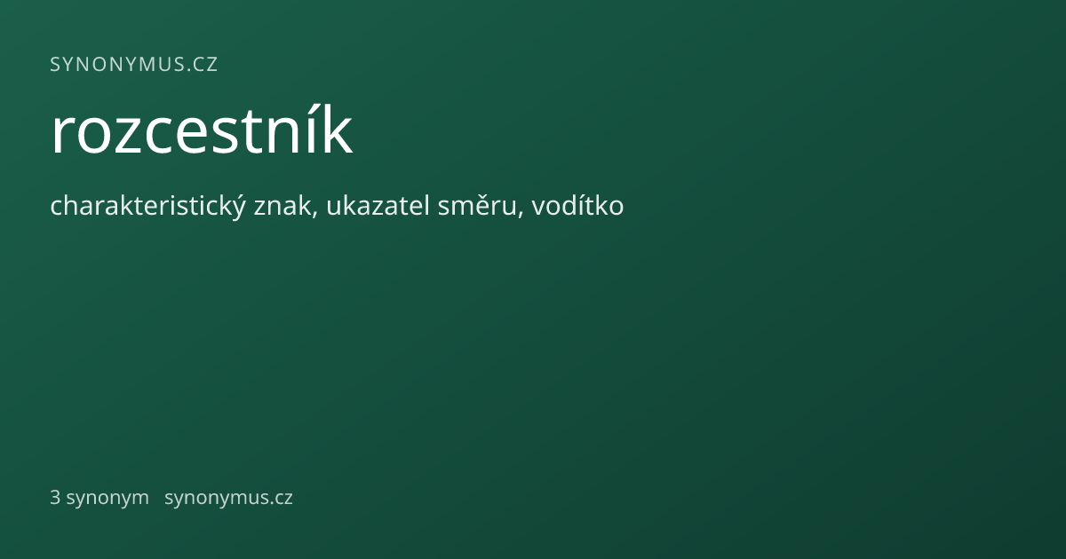 Náhled odkazu: rozcestník