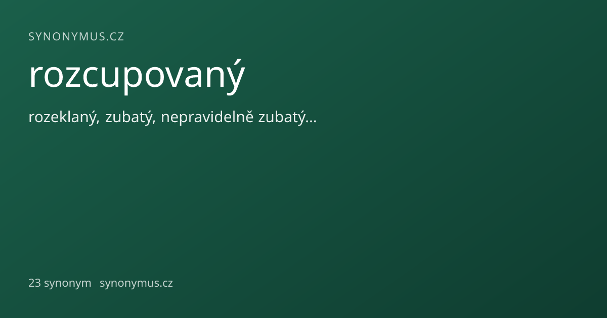 Náhled odkazu: rozcupovaný