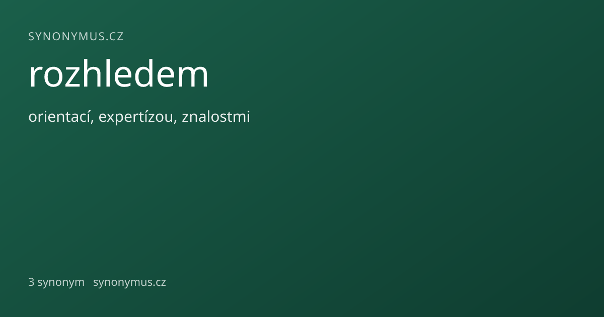 Náhled odkazu: rozhledem