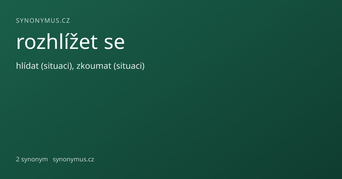 Náhled odkazu: rozhlížet se