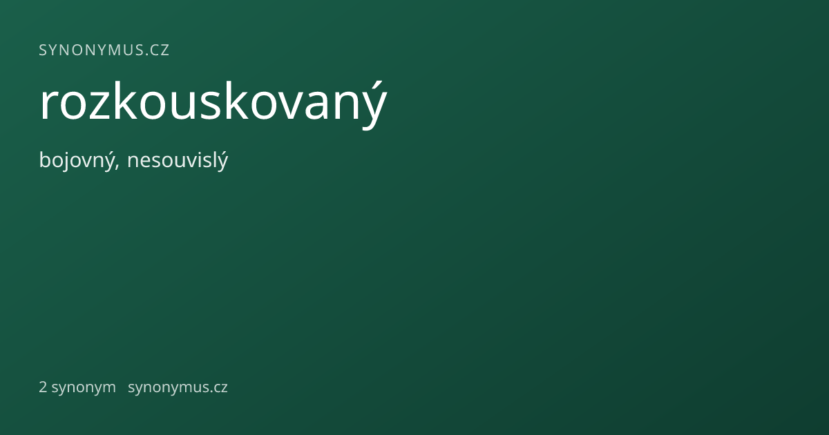 Náhled odkazu: rozkouskovaný