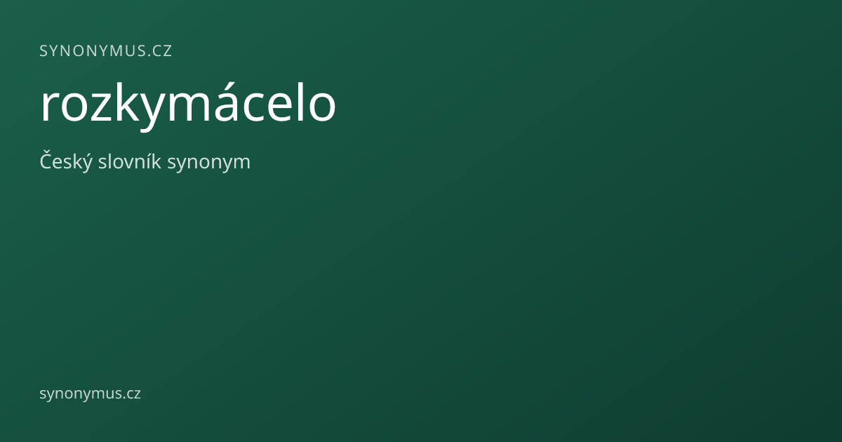 Náhled odkazu: rozkymácelo