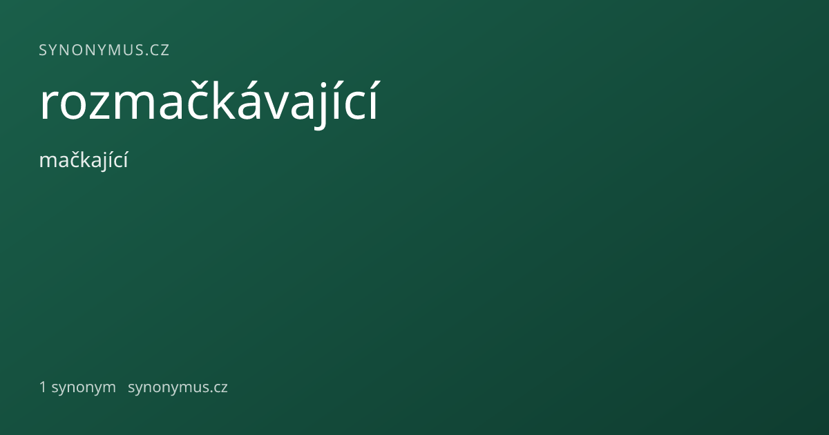 Náhled odkazu: rozmačkávající