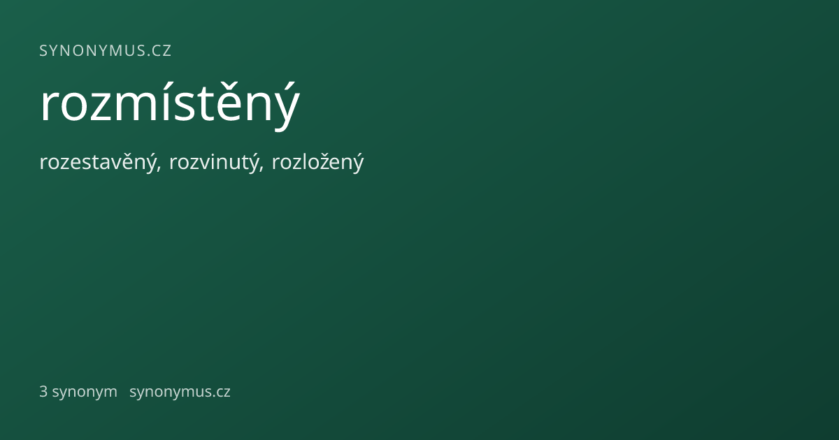 Náhled odkazu: rozmístěný