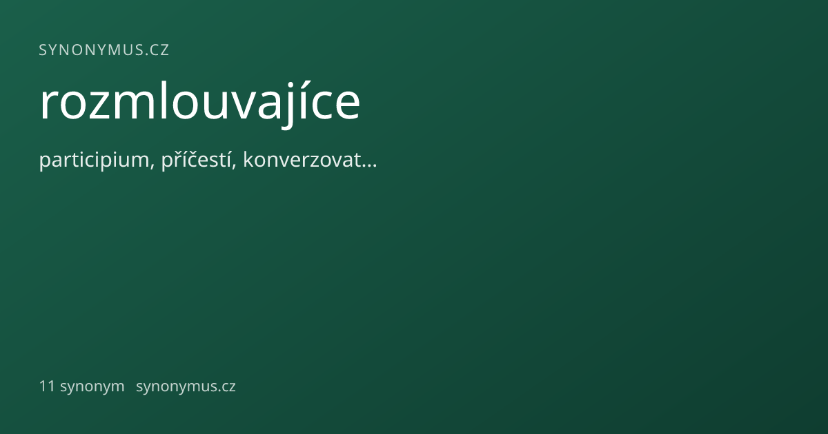 Náhled odkazu: rozmlouvajíce