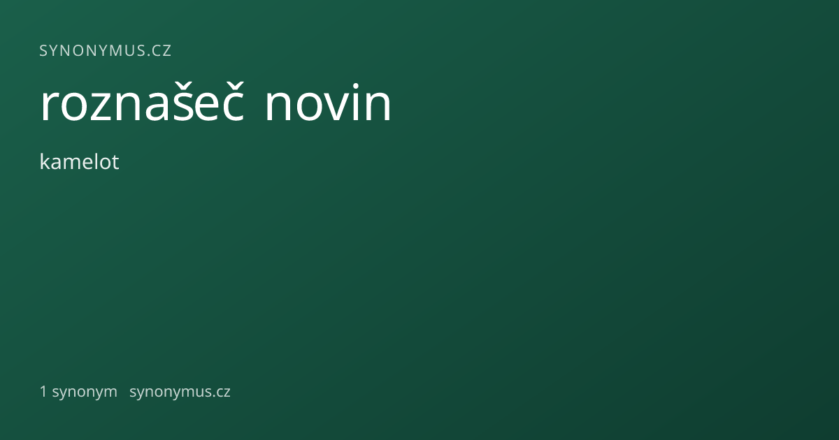 Náhled odkazu: roznašeč novin