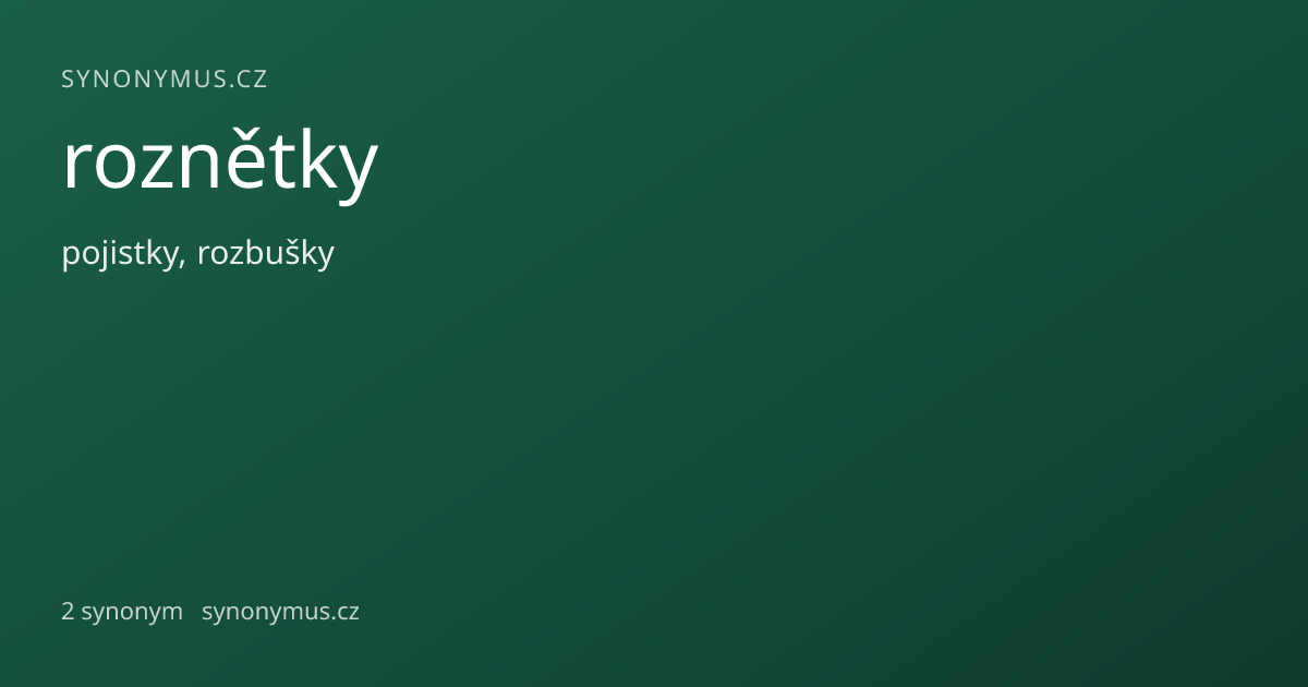 Náhled odkazu: roznětky