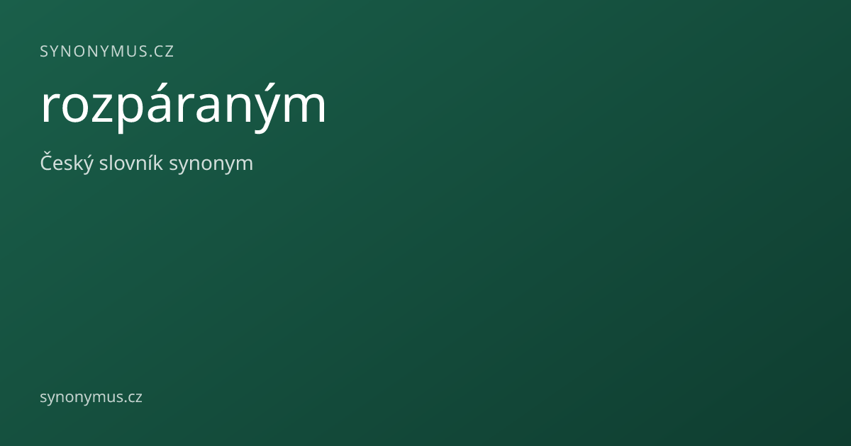 Náhled odkazu: rozpáraným