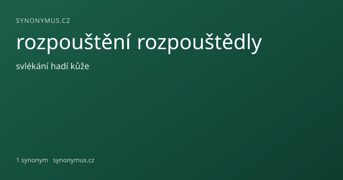 Náhled odkazu: rozpouštění rozpouštědly
