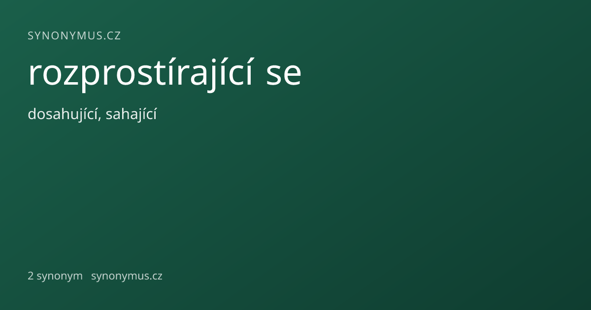 Náhled odkazu: rozprostírající se