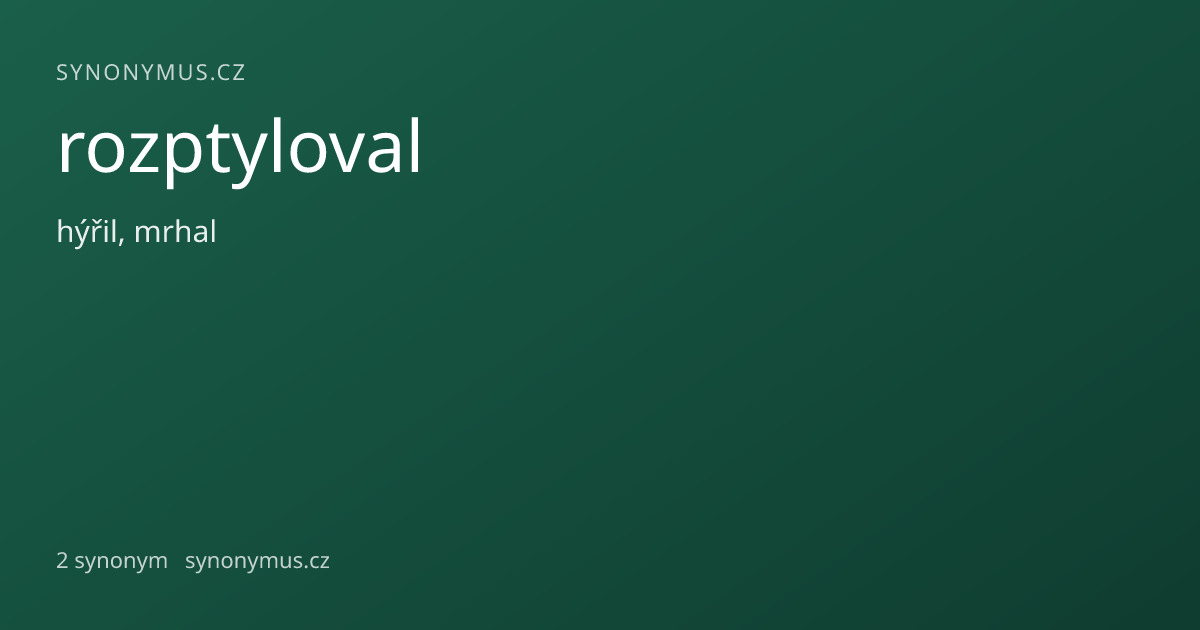 Náhled odkazu: rozptyloval