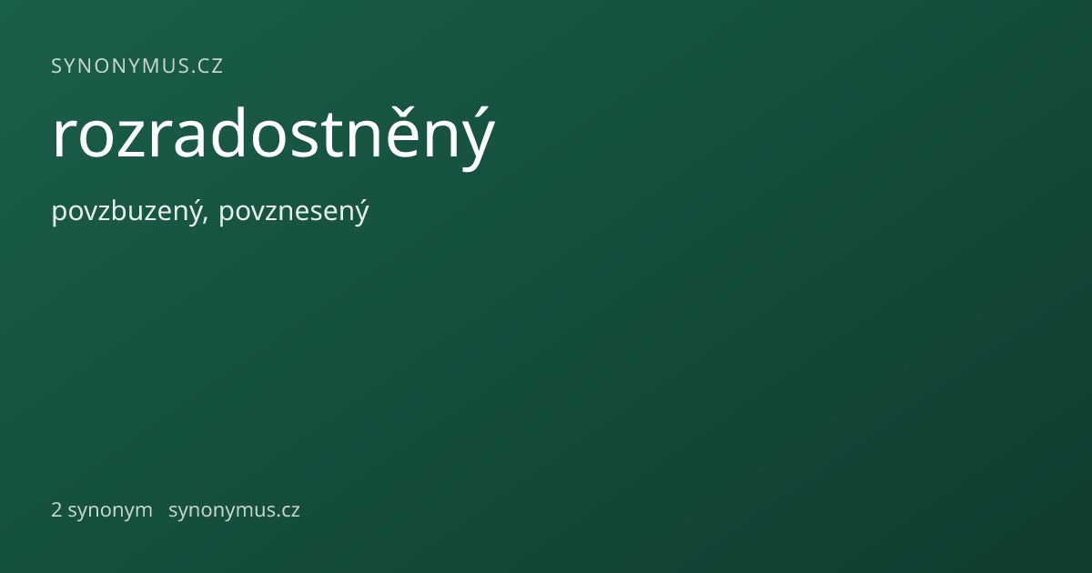 Náhled odkazu: rozradostněný