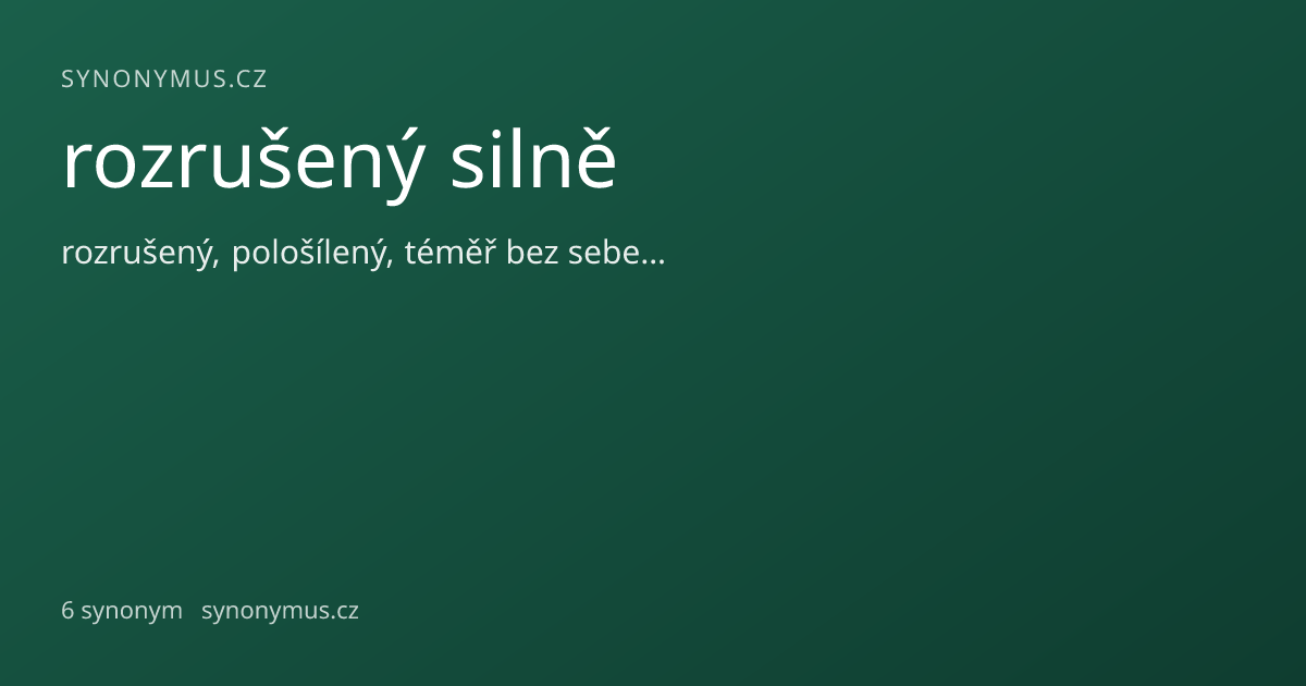 Náhled odkazu: rozrušený silně