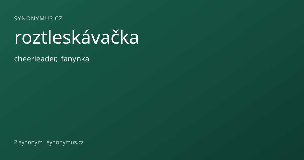 Náhled odkazu: roztleskávačka