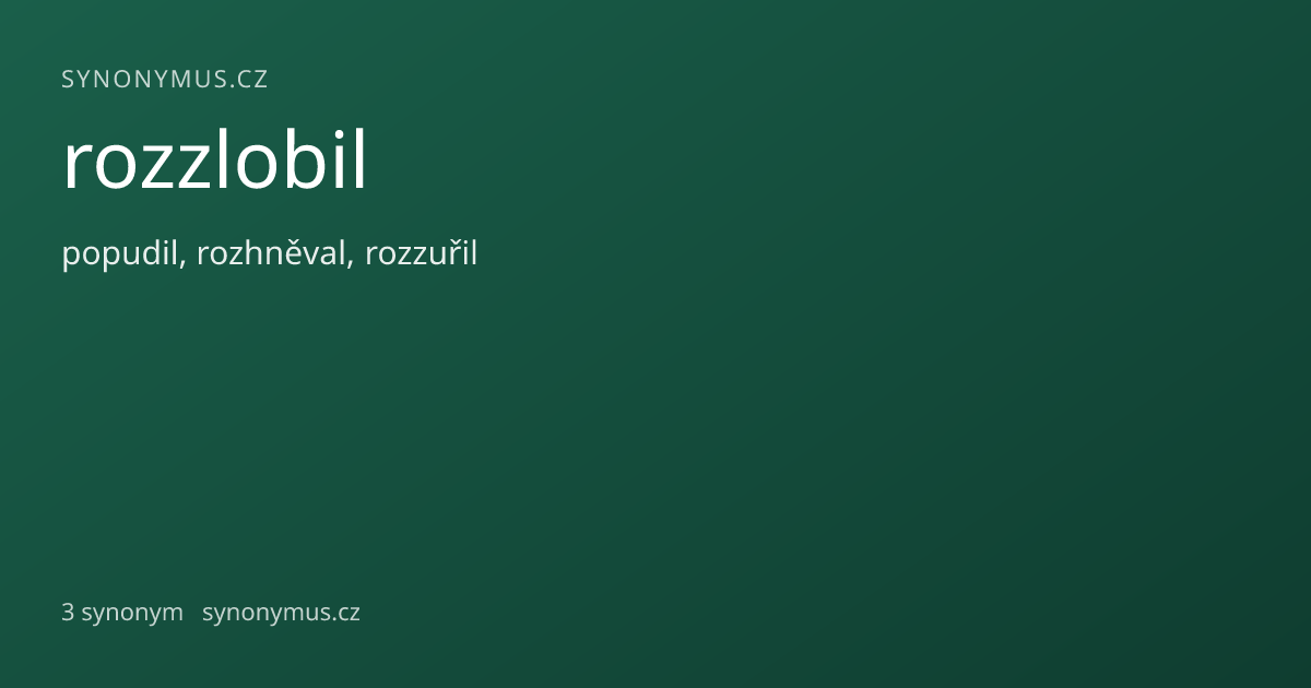 Náhled odkazu: rozzlobil