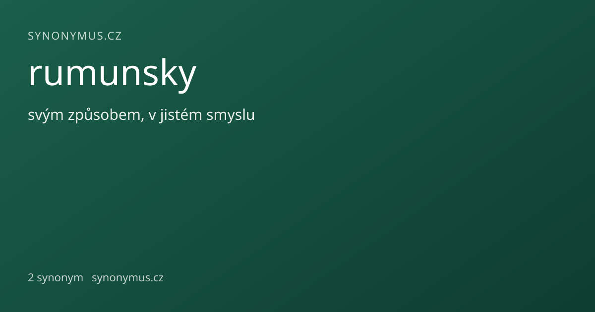 Náhled odkazu: rumunsky