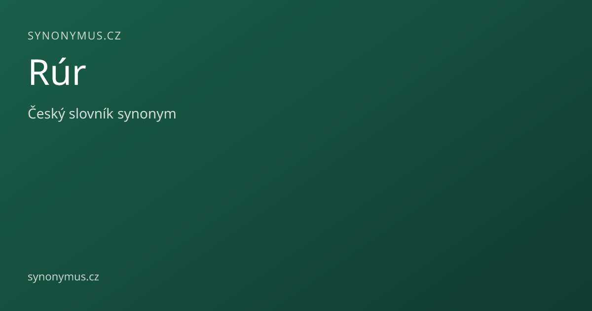 Náhled odkazu: Rúr
