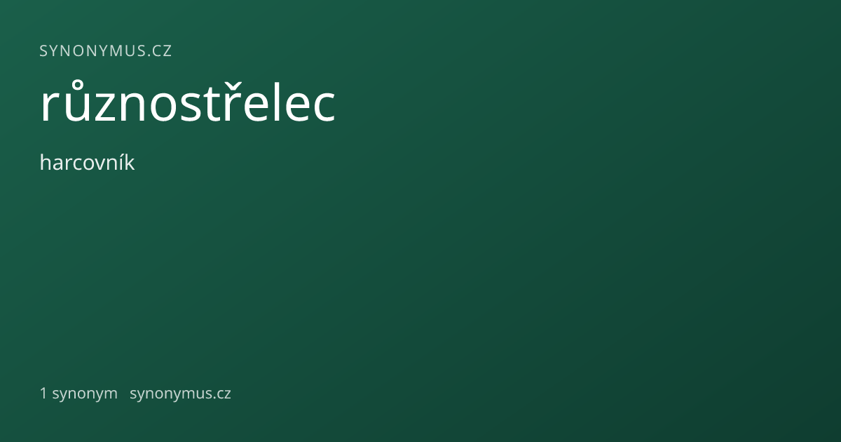 Náhled odkazu: různostřelec