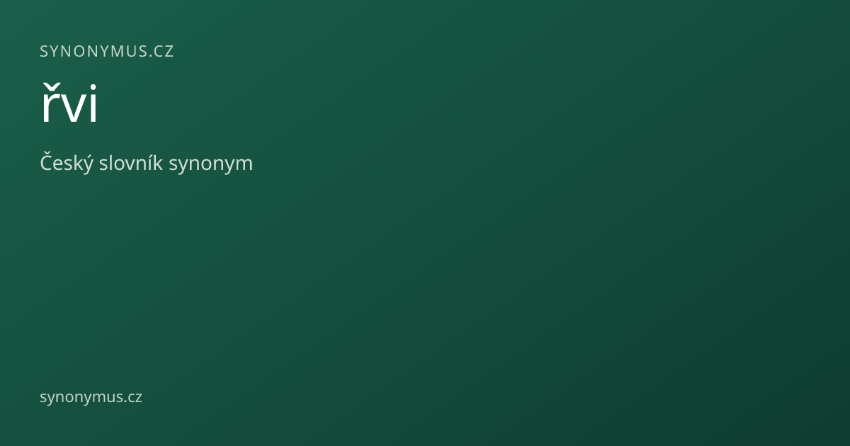 Náhled odkazu: řvi