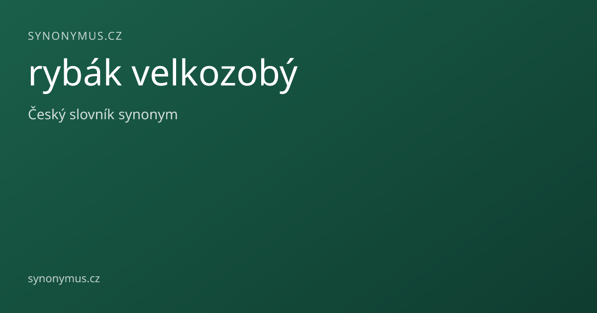 Náhled odkazu: rybák velkozobý