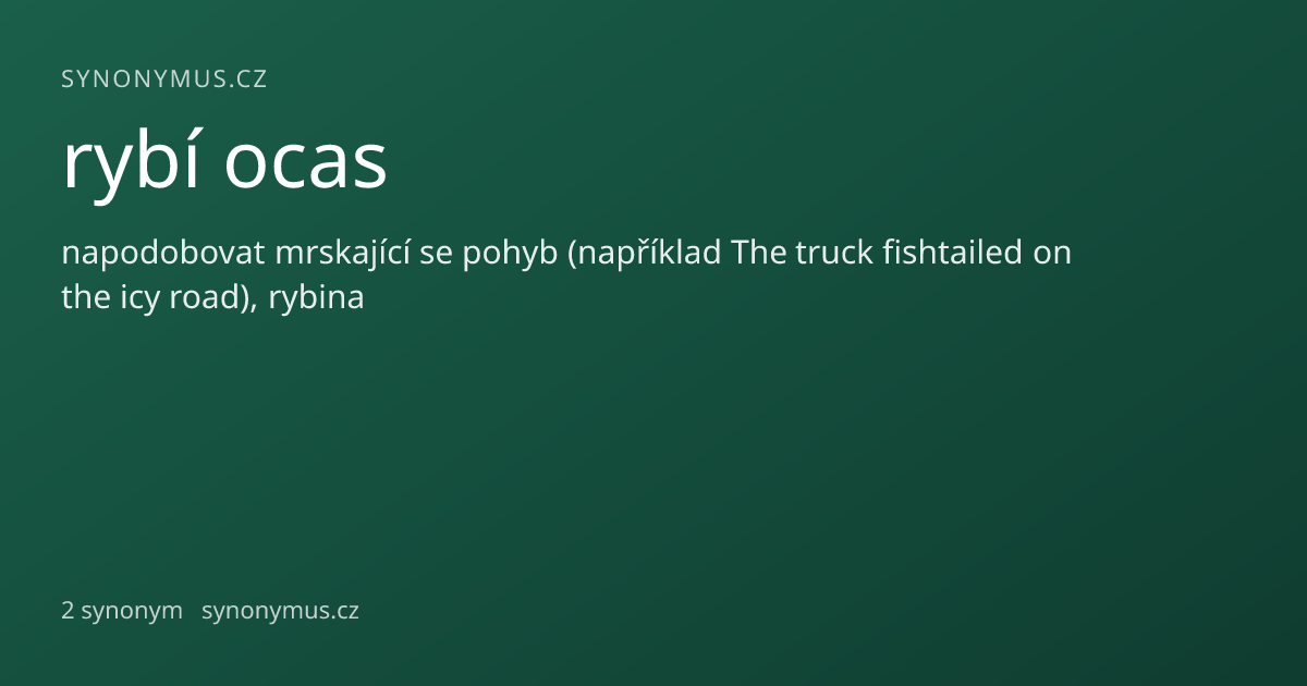Náhled odkazu: rybí ocas