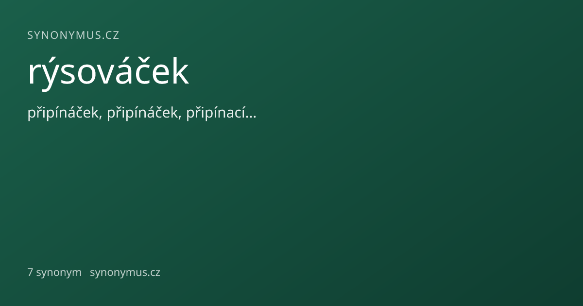 Náhled odkazu: rýsováček