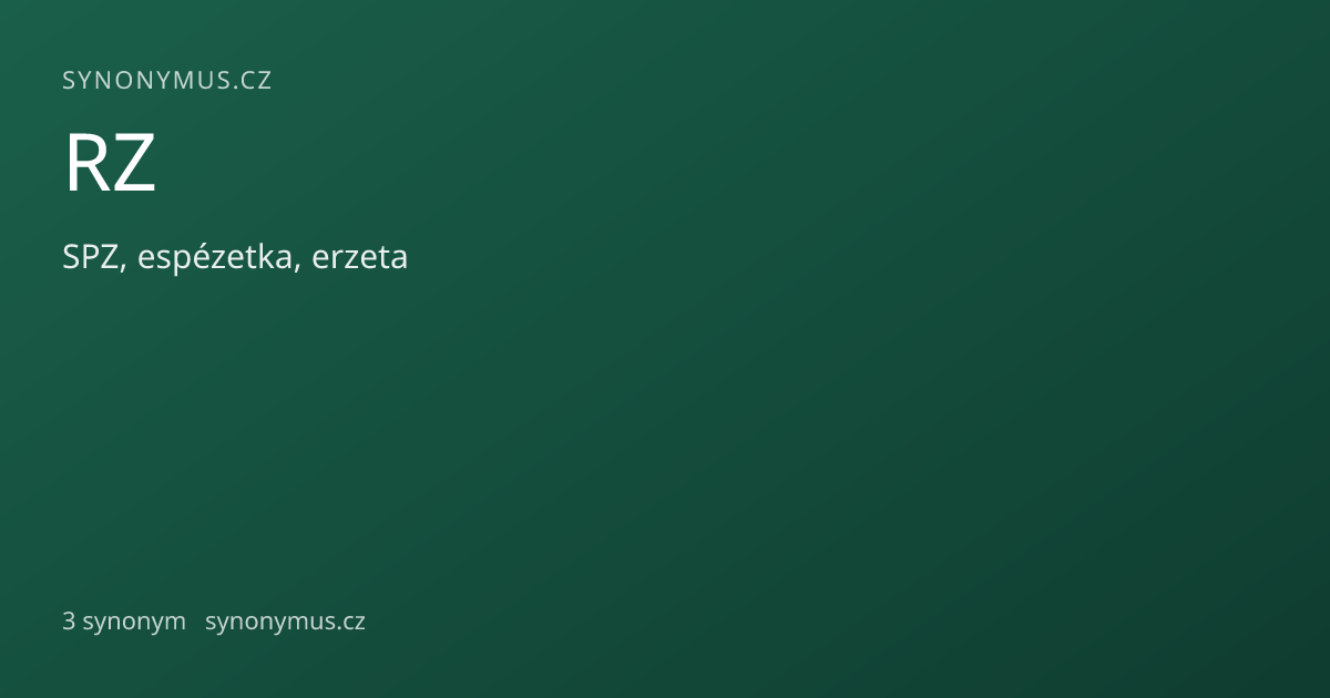 Náhled odkazu: RZ