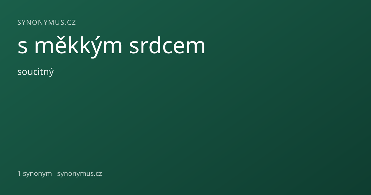 Náhled odkazu: s měkkým srdcem