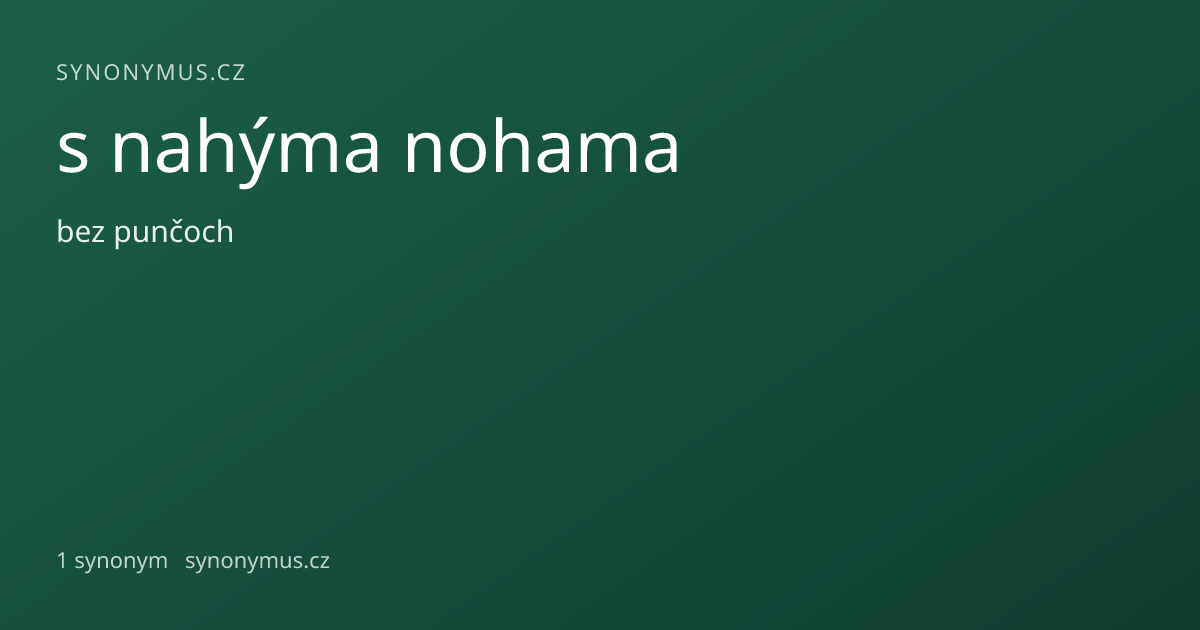 Náhled odkazu: s nahýma nohama