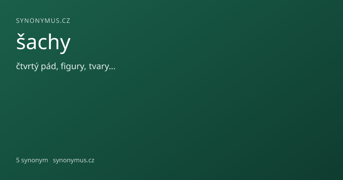 Náhled odkazu: šachy