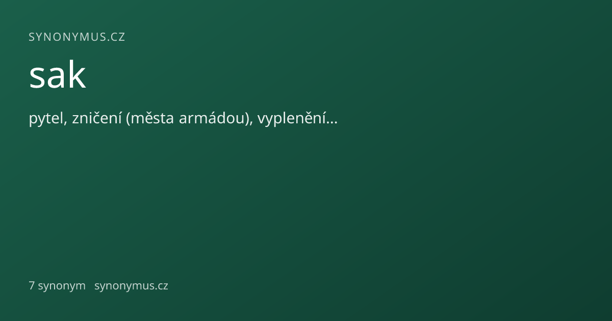 Náhled odkazu: sak