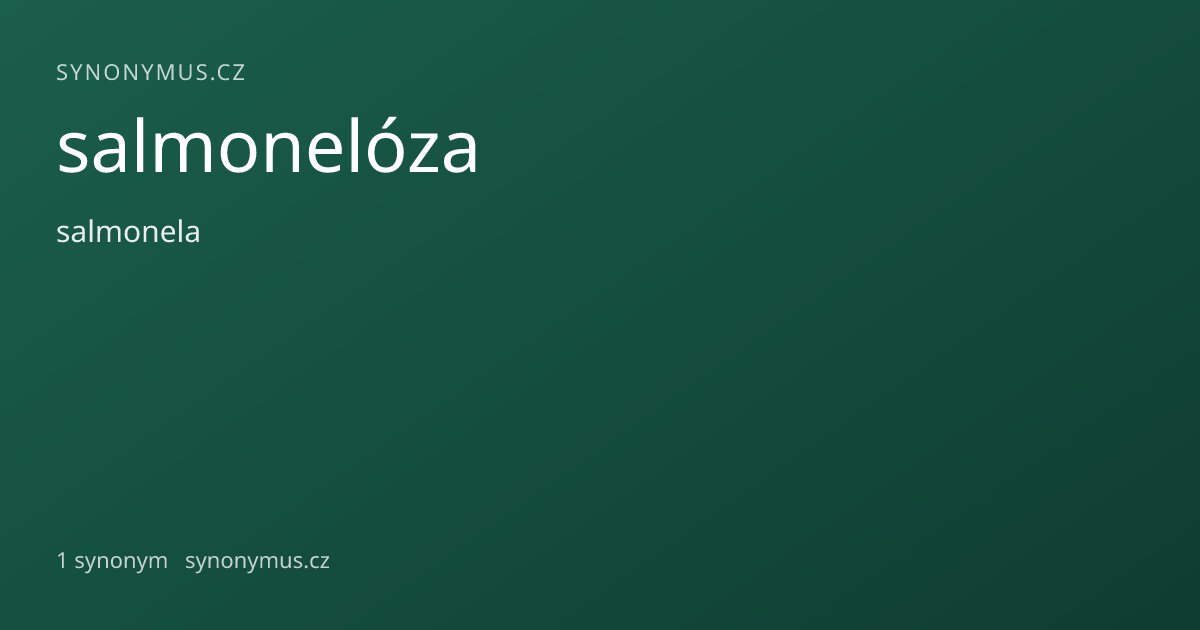 Náhled odkazu: salmonelóza