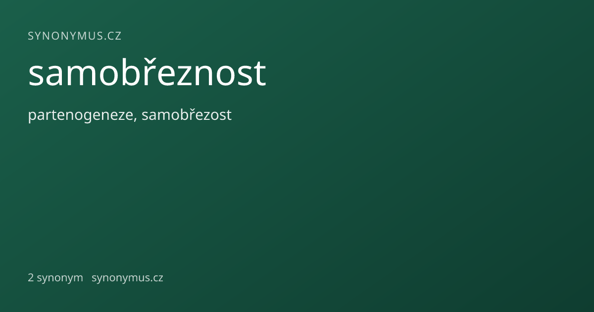 Náhled odkazu: samobřeznost