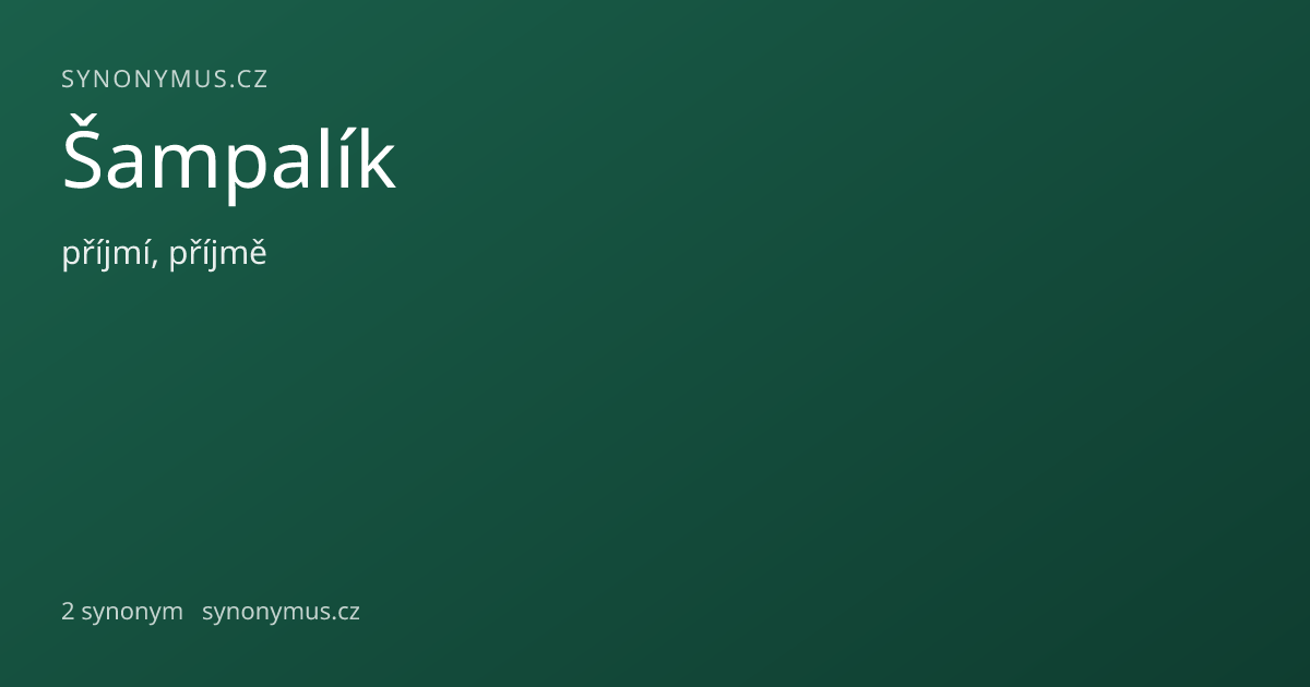 Náhled odkazu: Šampalík