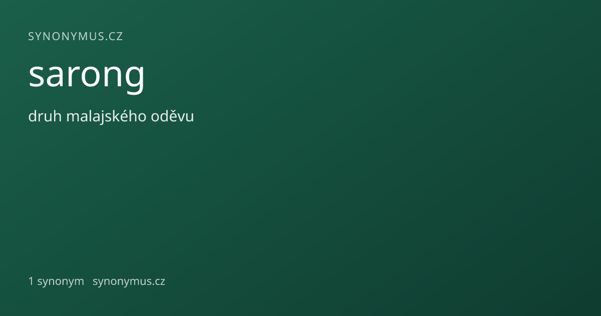 Náhled odkazu: sarong