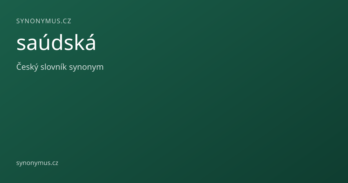 Náhled odkazu: saúdská
