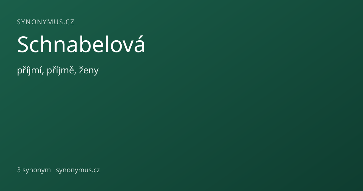 Náhled odkazu: Schnabelová