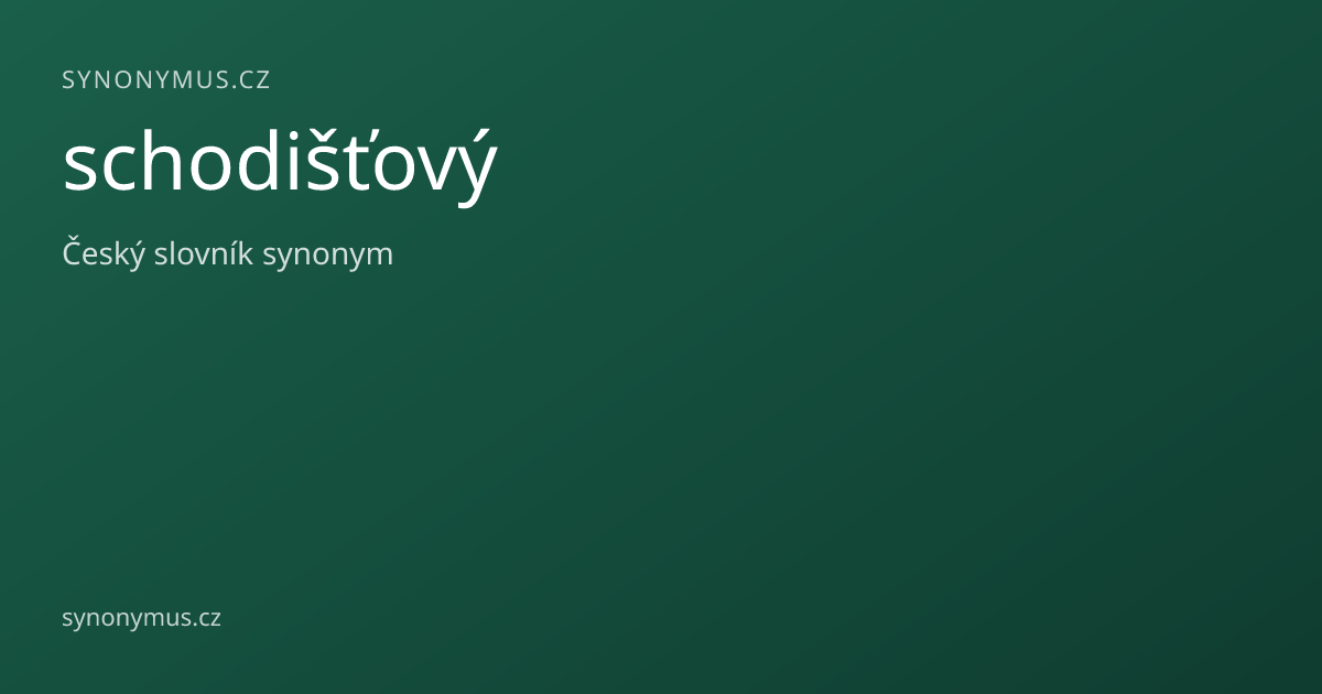 Náhled odkazu: schodišťový