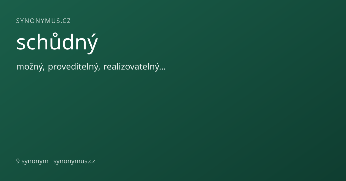 Náhled odkazu: schůdný