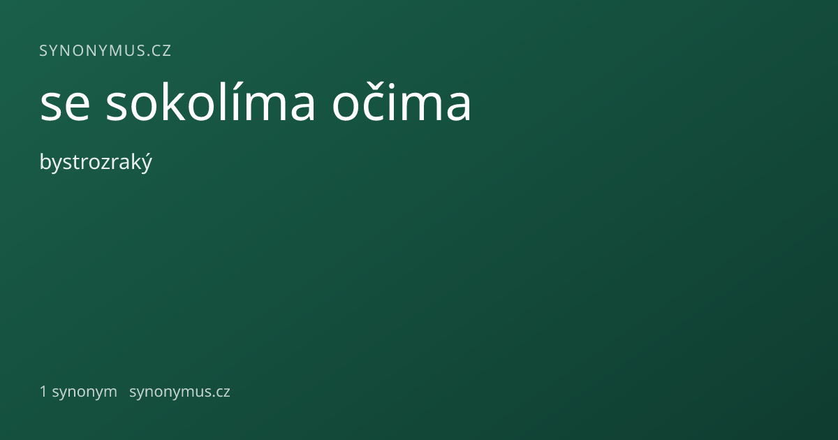 Náhled odkazu: se sokolíma očima
