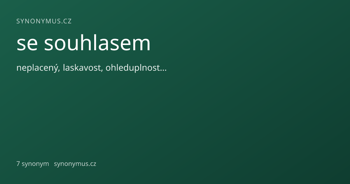 Náhled odkazu: se souhlasem