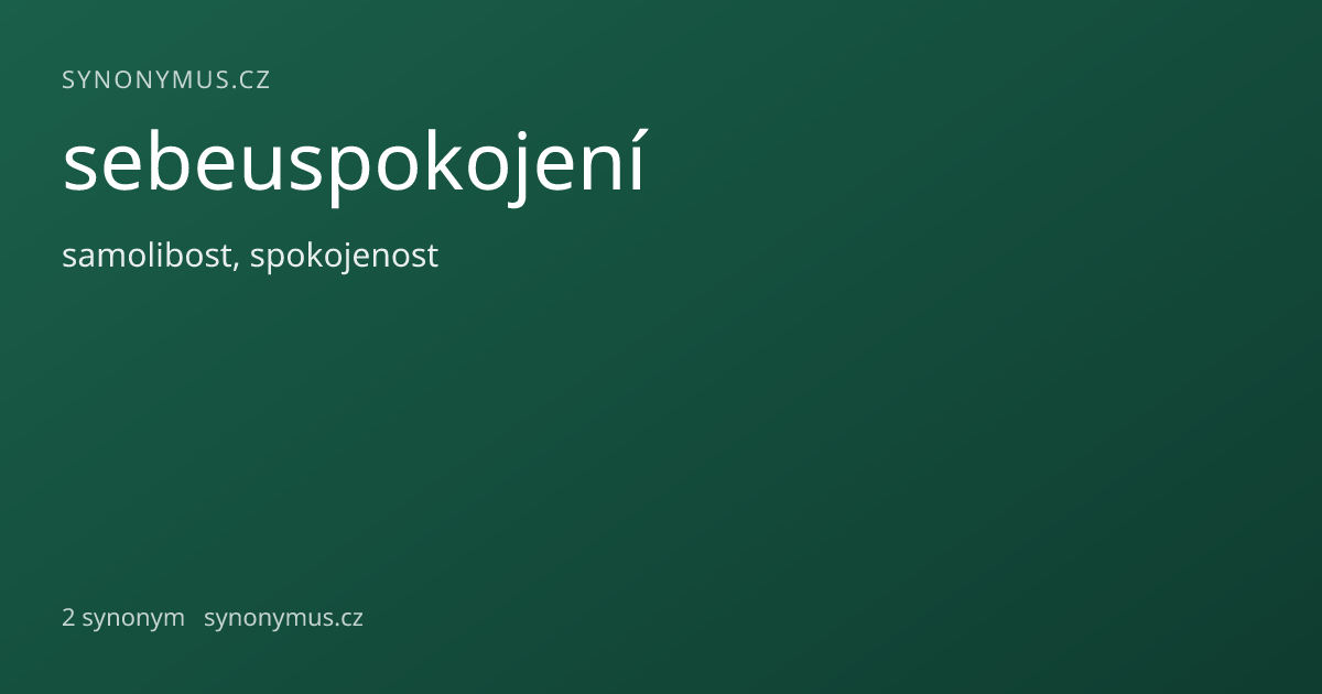 Náhled odkazu: sebeuspokojení