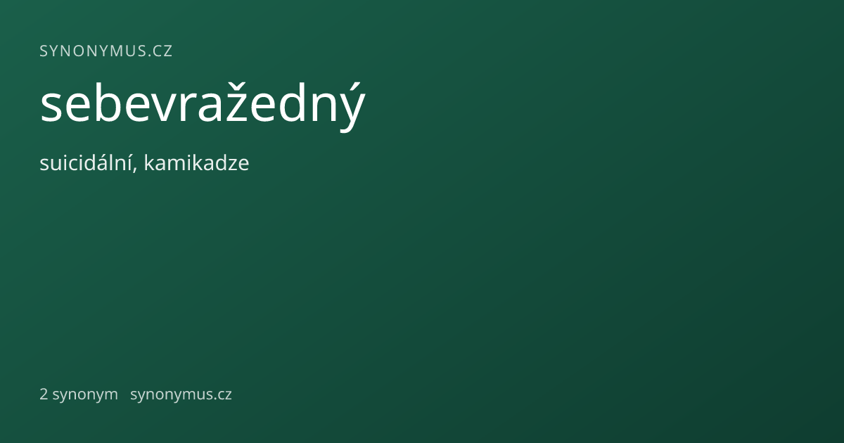Náhled odkazu: sebevražedný