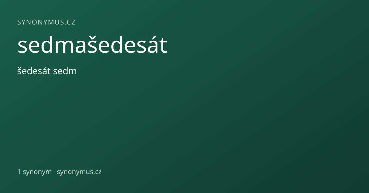 Náhled odkazu: sedmašedesát